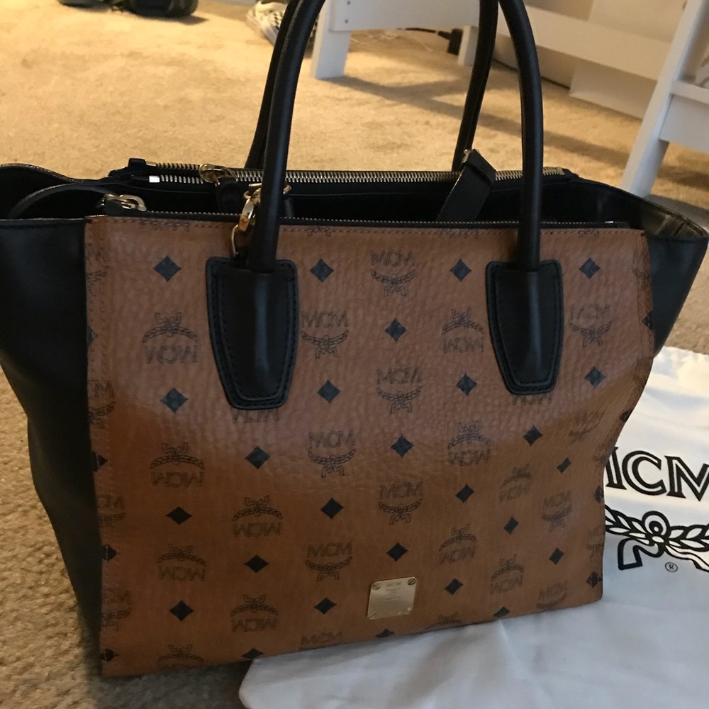 100% authentic MCM crossbody tote